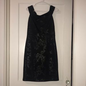 Off the should black dress